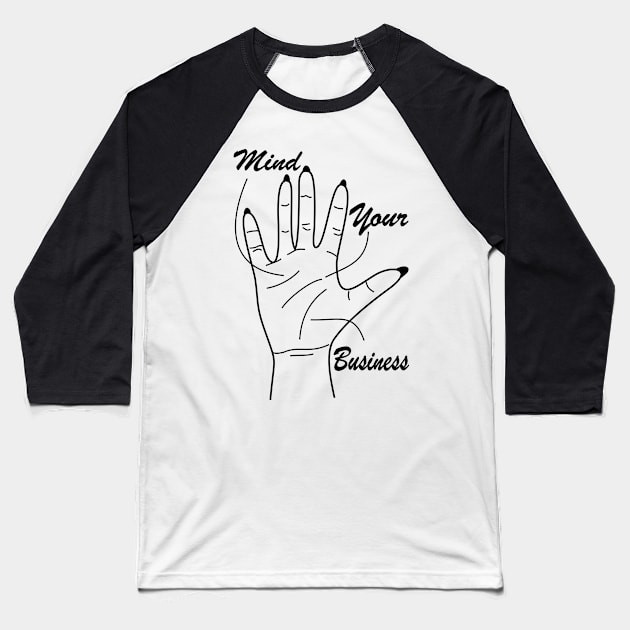 Palm Reading for Beginners Baseball T-Shirt by Brunaesmanhott0